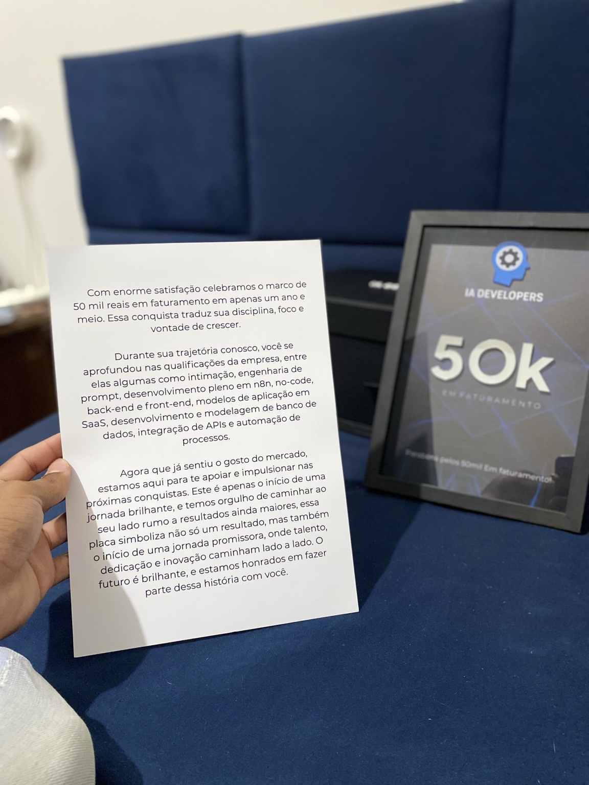 Premiação 50k em faturamento
